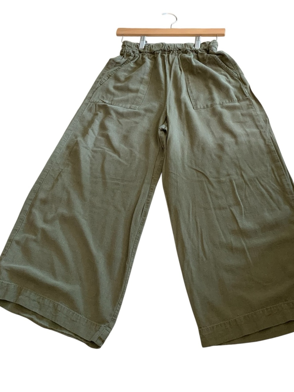 Laude the Label Olive Wide-Leg pants with Elastic Waistband SZ SMALL - Picture 9 of 9